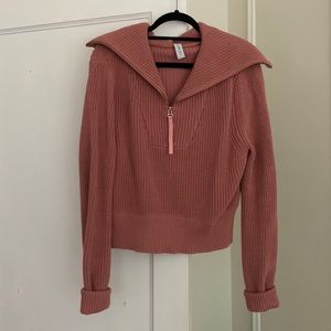 Varley Mentone Half Zip Knit Pullover